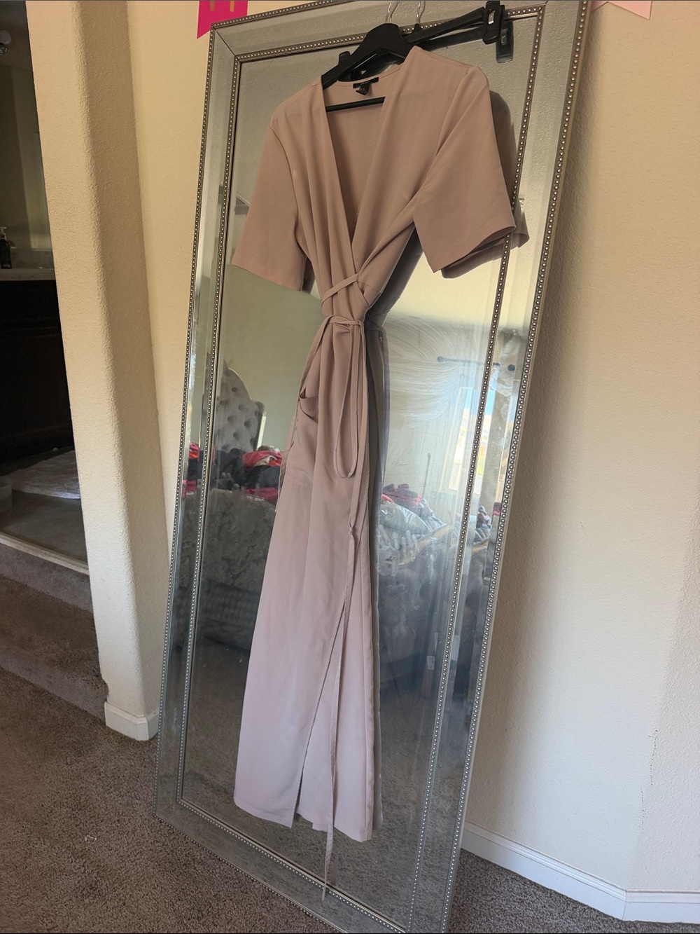 Forever 21 Dusty Mauve Wrap Maxi Dress